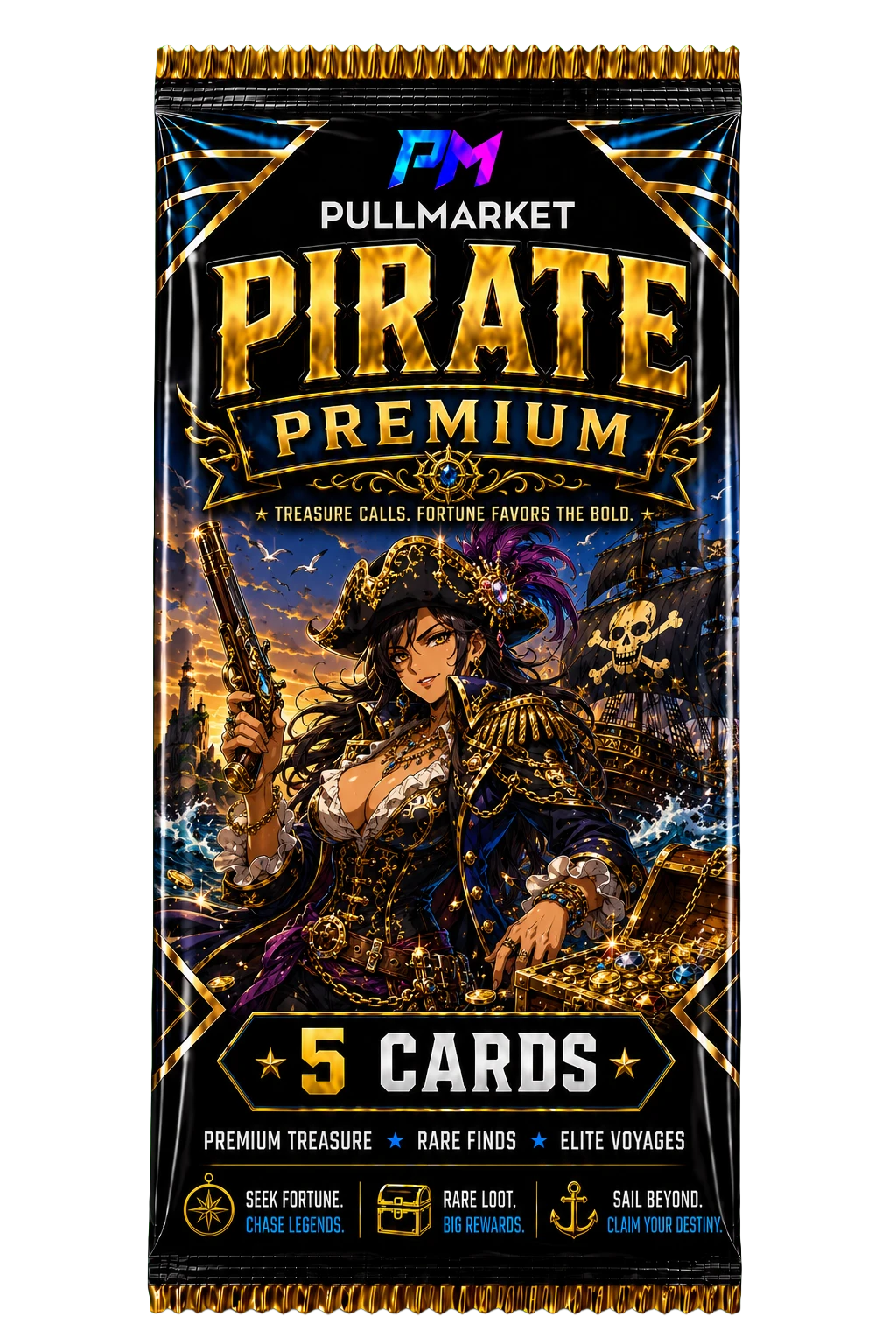 Pirate Premium (One Piece) - 5 Cards artwork